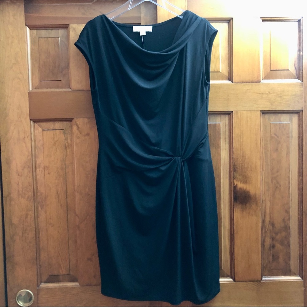 Michael Kors Ruched Cap Sleeve Dress